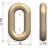 Mắt May Nối Xích End Link Chain (E)